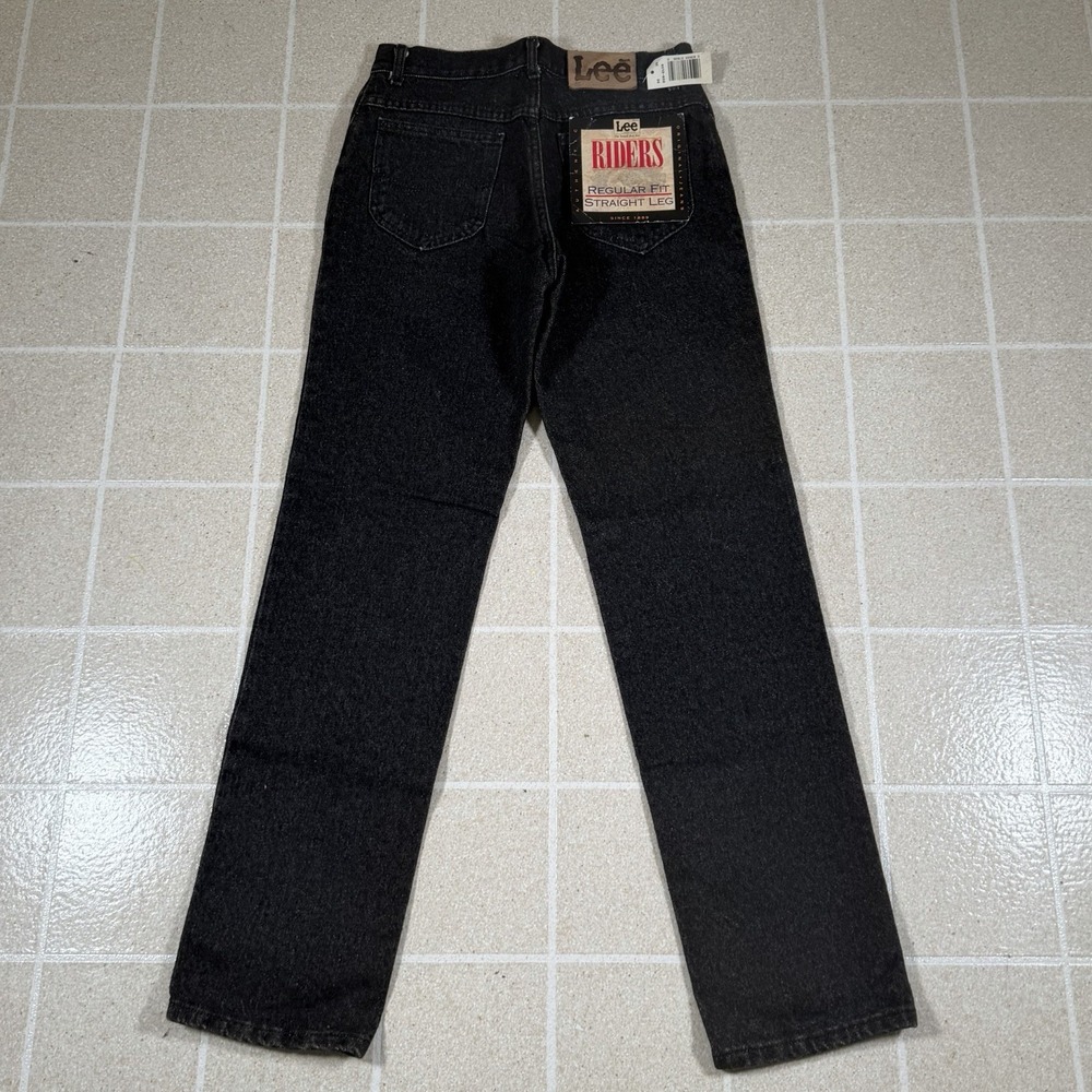 Vintage Lee Riders Black Jeans 90s Made In USA Union Made Size 30x32 NWT
